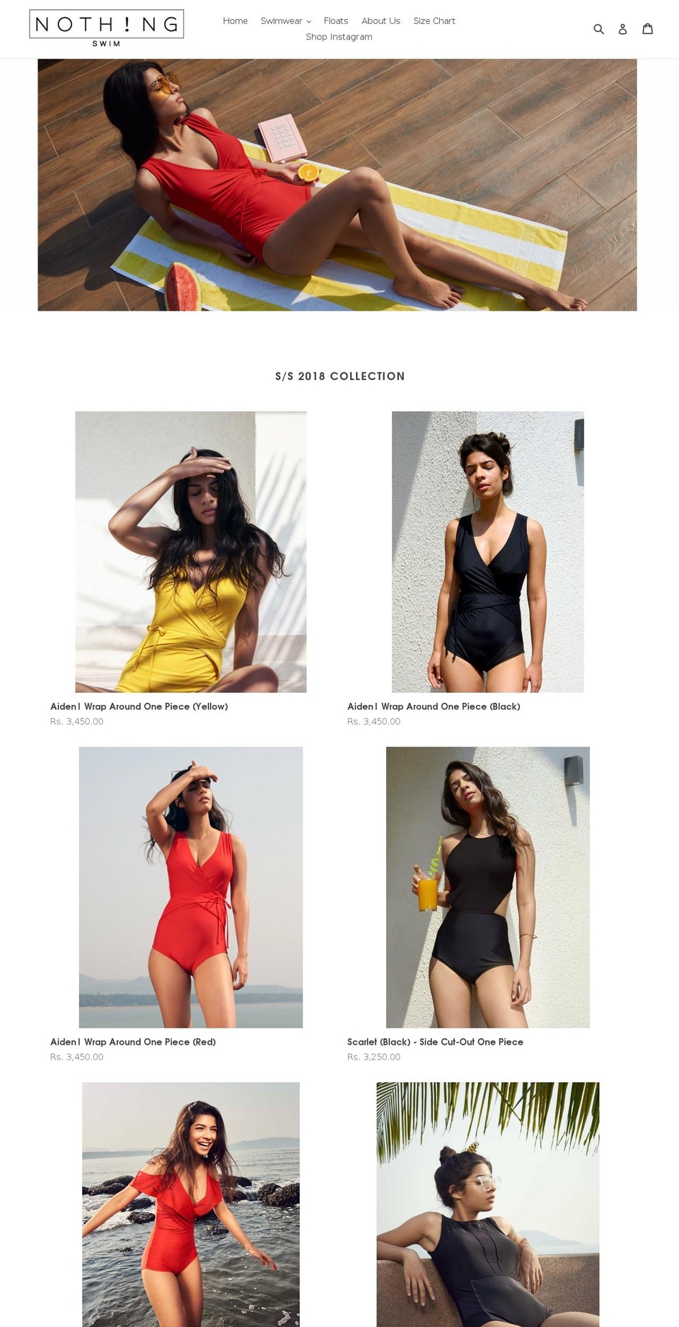 nothing.clothing shopify website screenshot