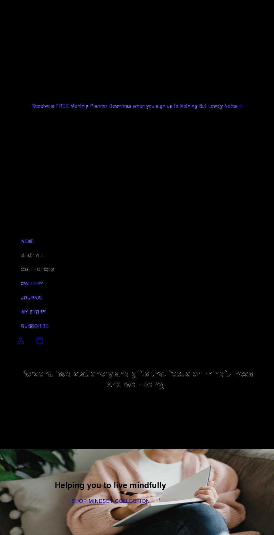 nothingbutlovely.co.uk shopify website screenshot
