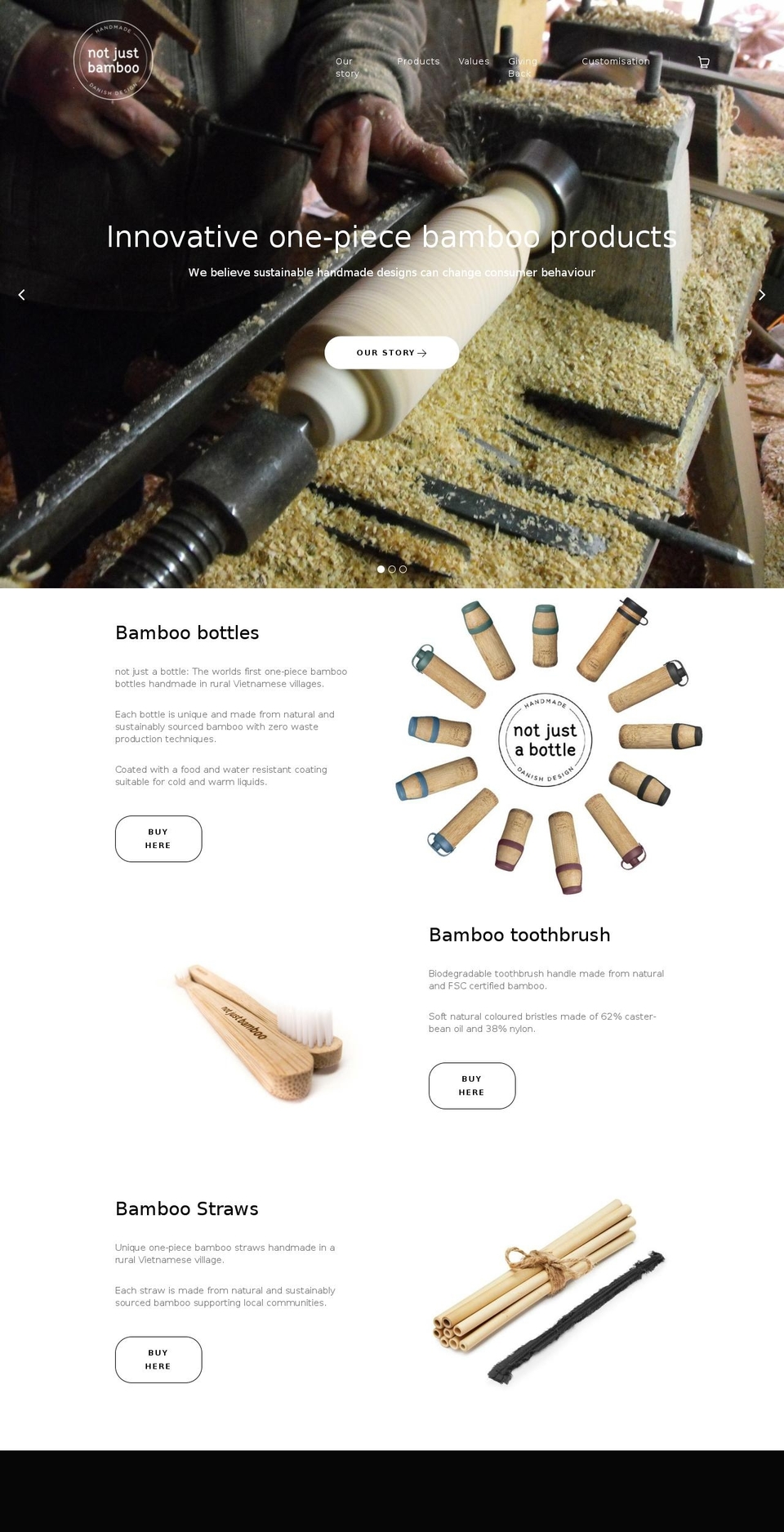 not just bamboo (LAUNCH) Shopify theme site example notjustabike.com