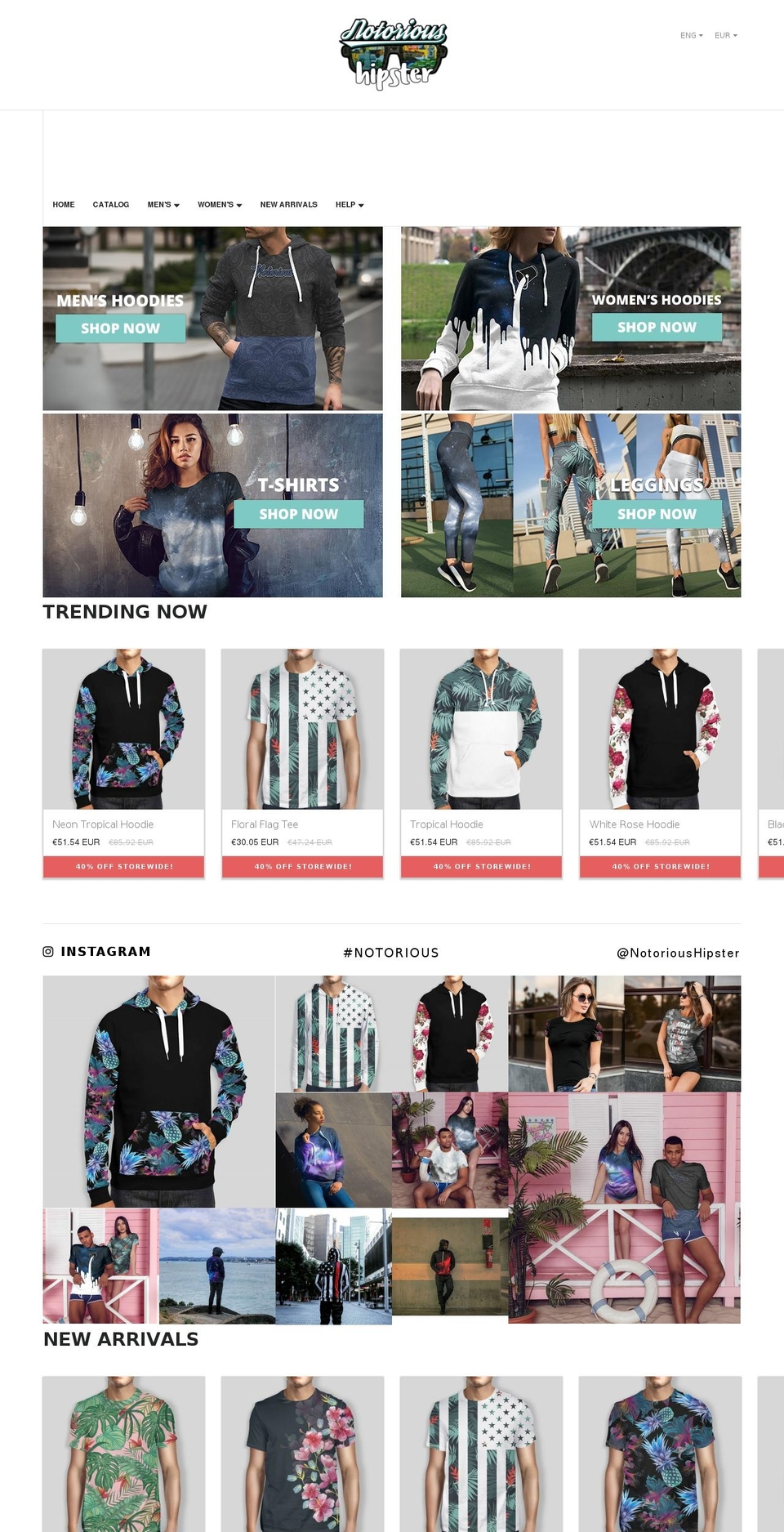 September 1 Backup Shopify theme site example notorioushipster.com