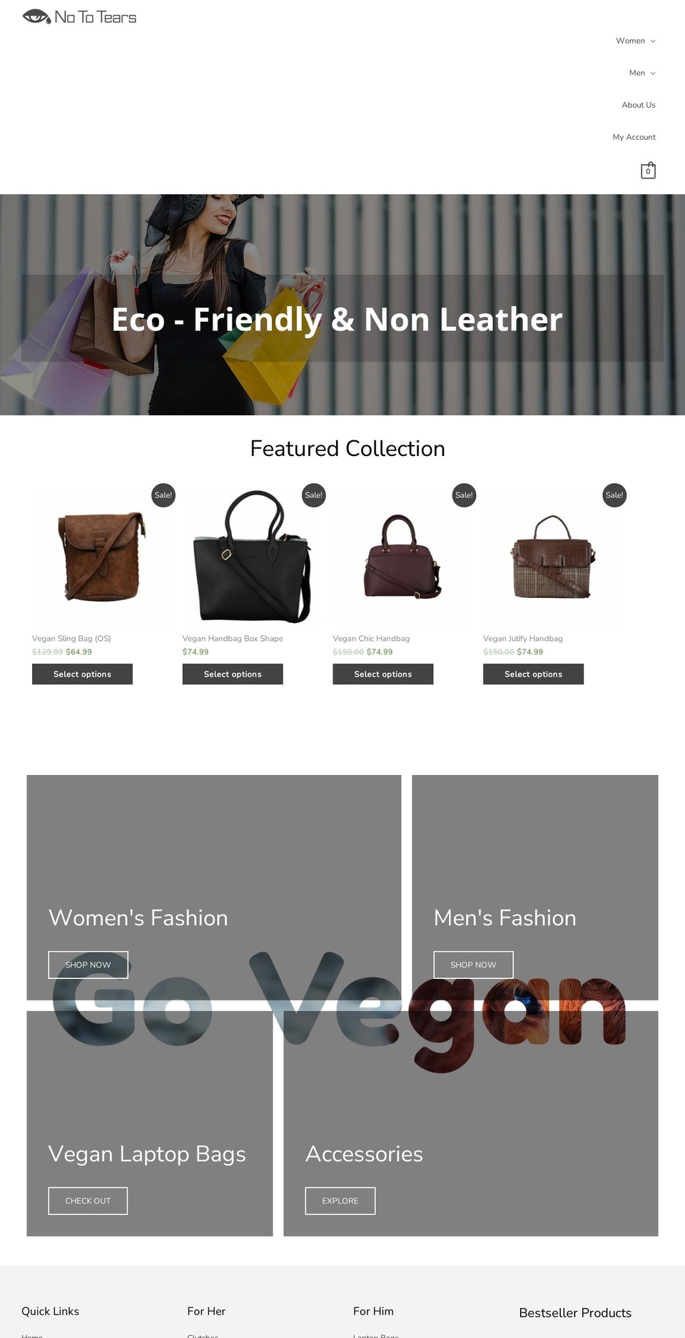 nototears.com.au shopify website screenshot