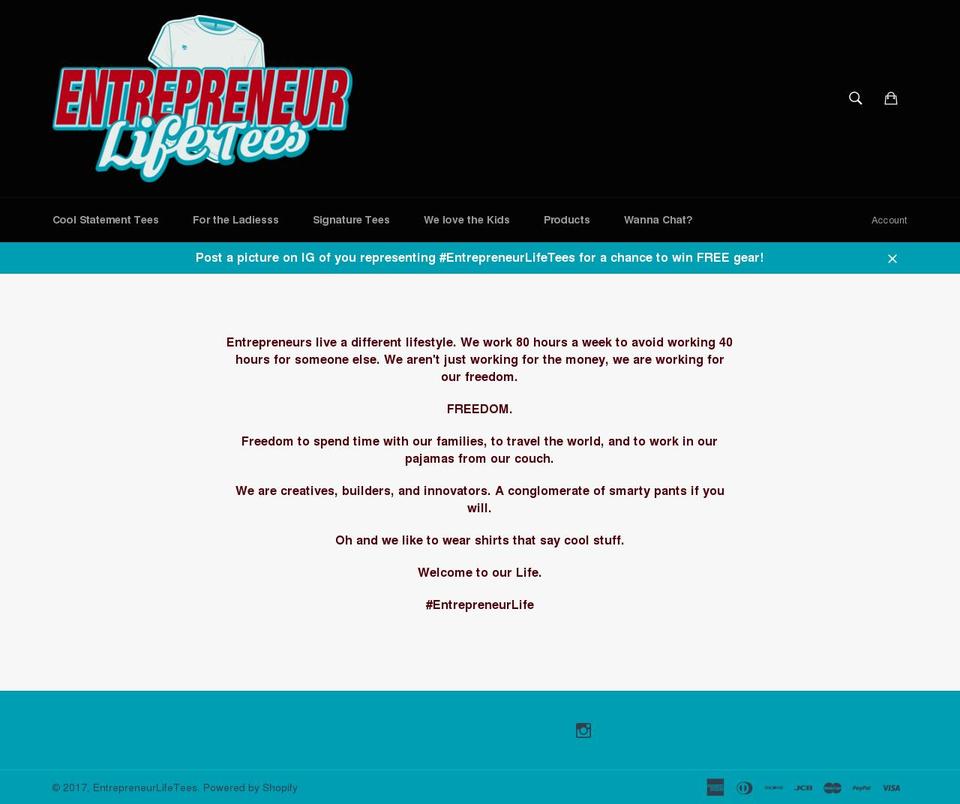 notsogangsta.com shopify website screenshot