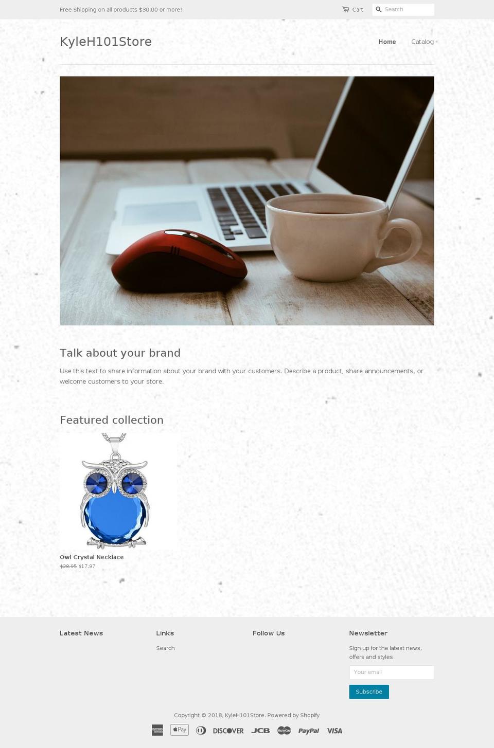 notyouraverageonlineshop.com — Shopify storefront screenshot
