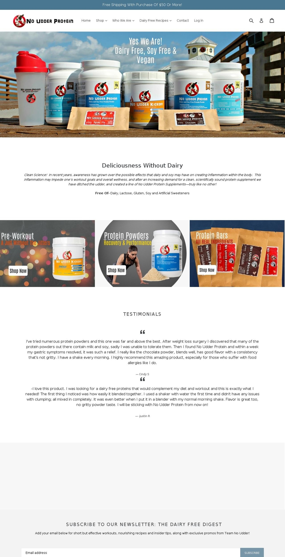 noudder.com — Shopify storefront screenshot