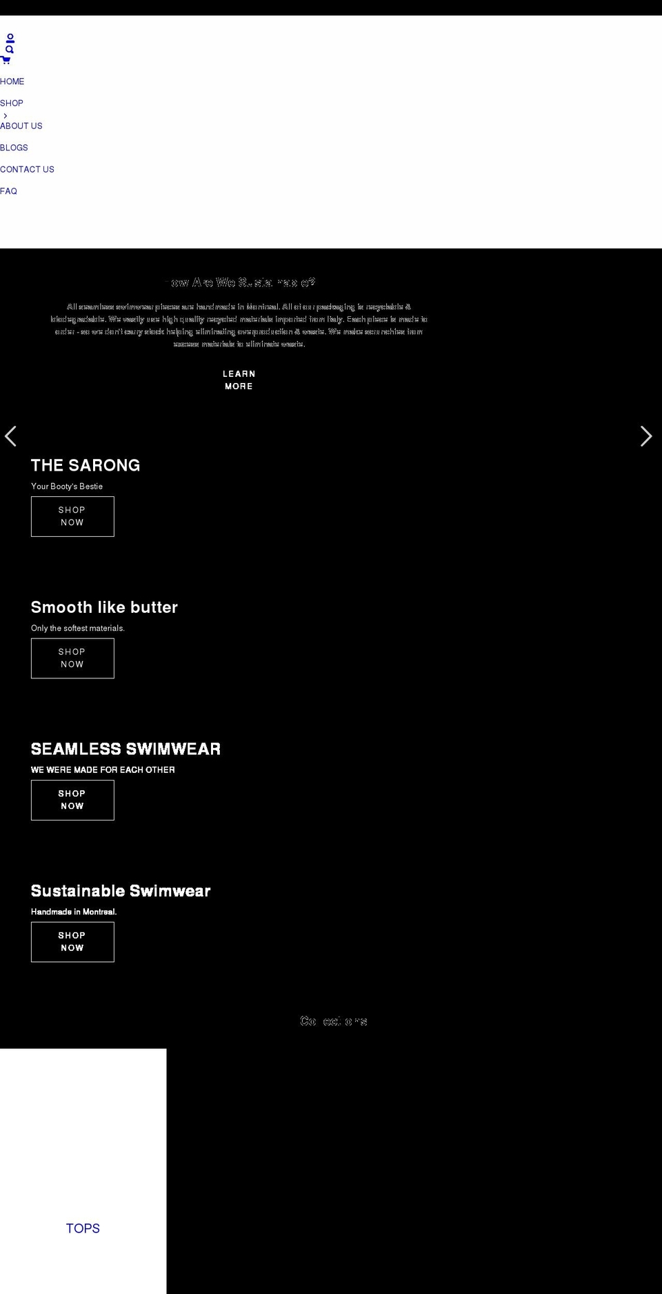 noudelabel.com shopify website screenshot