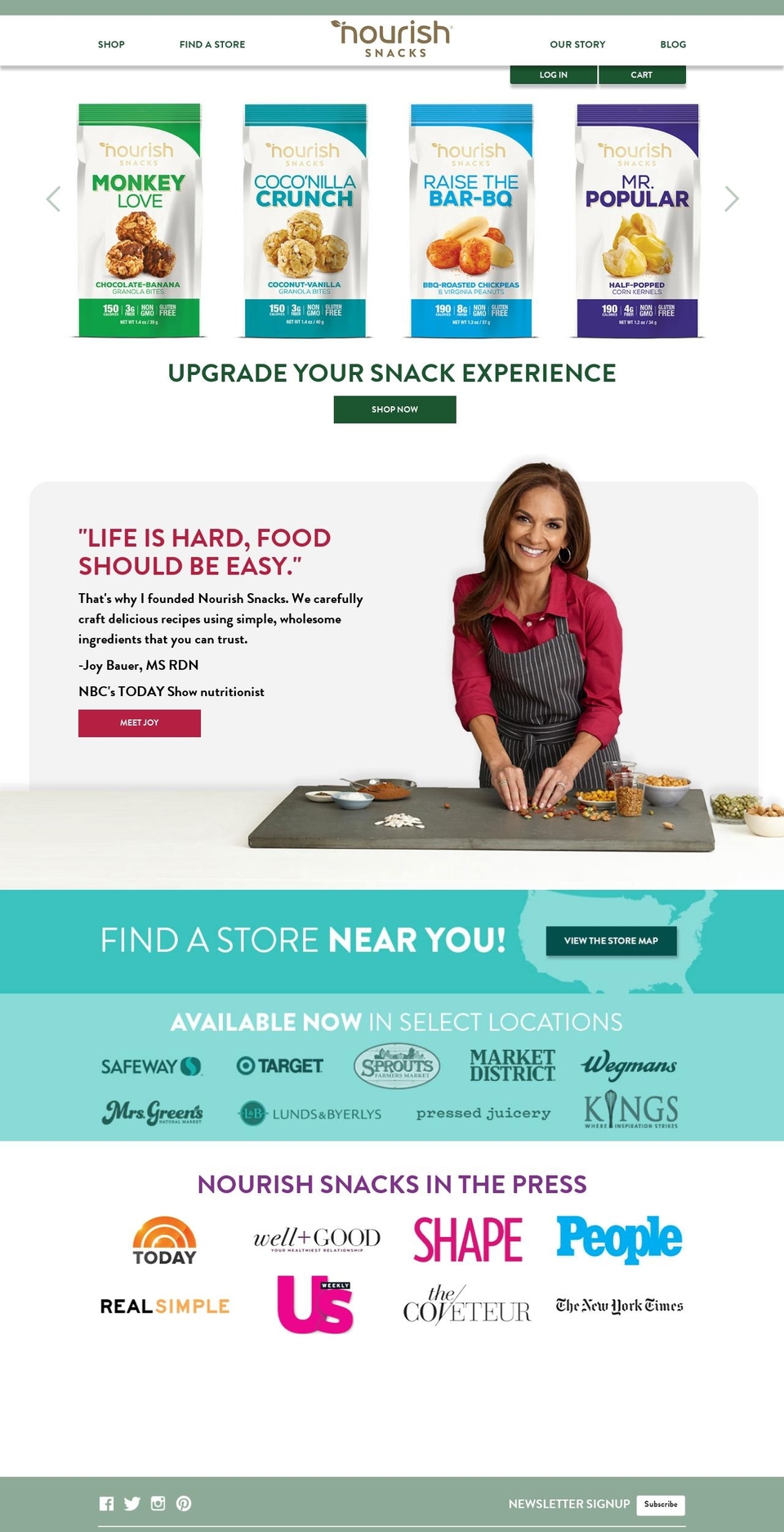 shop Shopify theme site example nourish.info