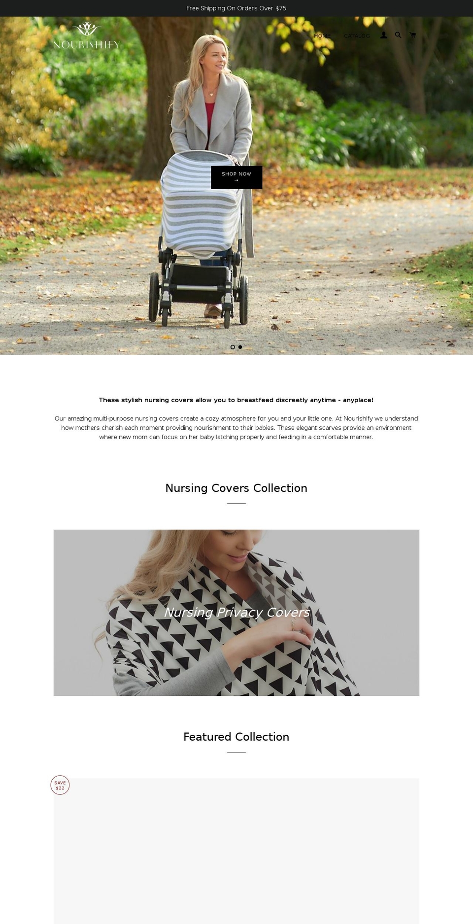 nourishify.com — Shopify storefront screenshot