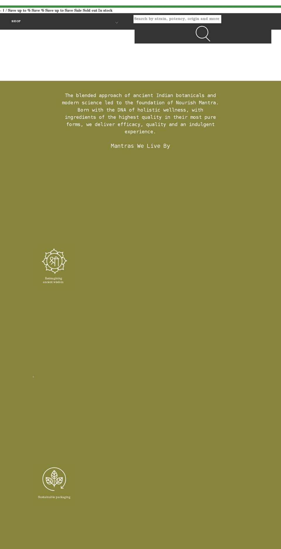 nourishmantra.com shopify website screenshot
