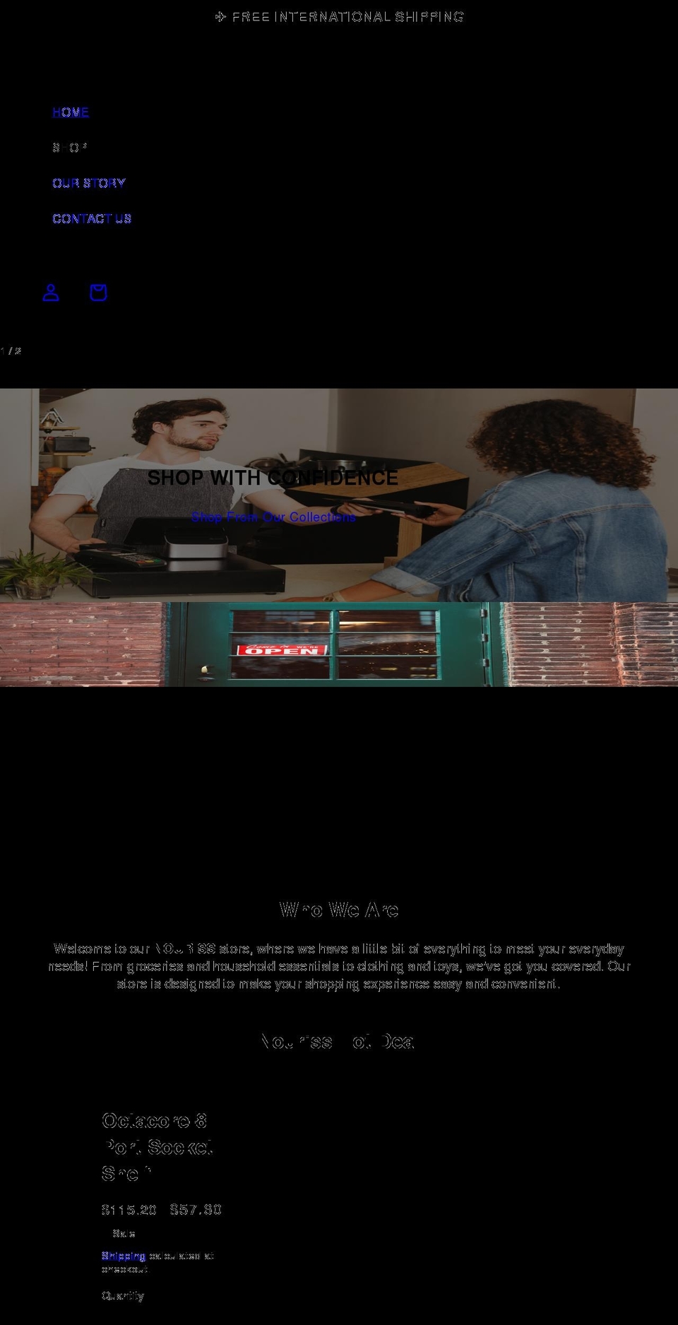 nouriss.com shopify website screenshot