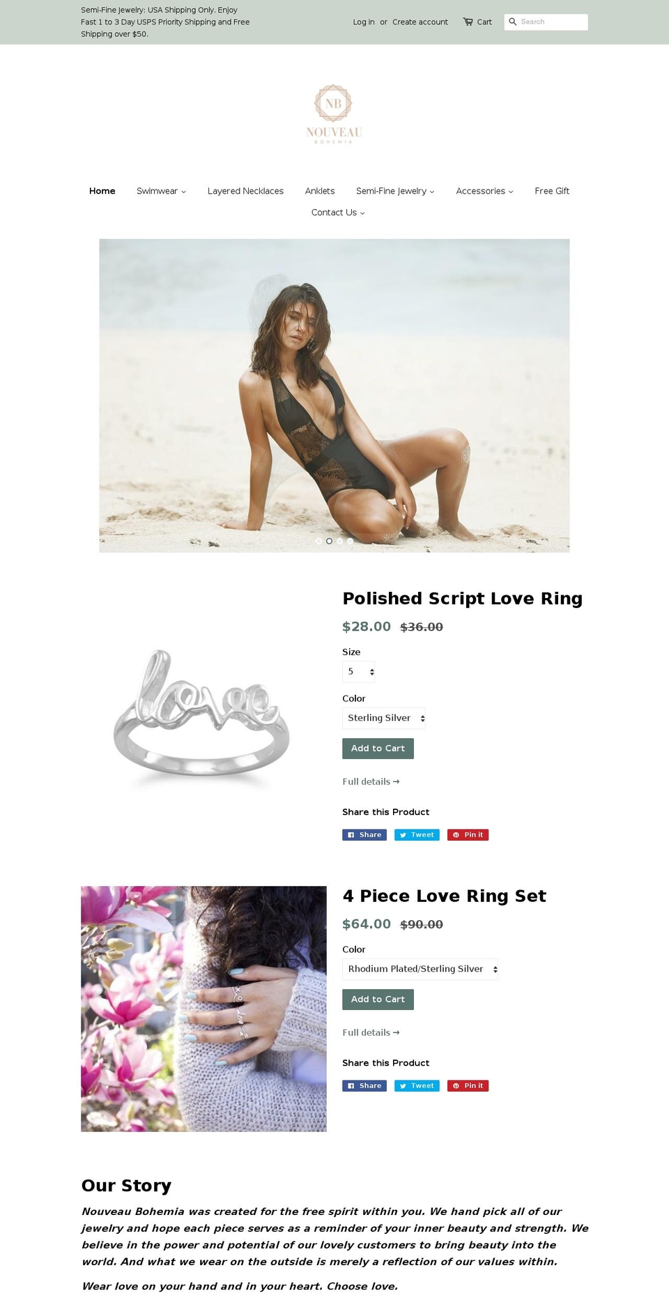 nouveaubohemia.com — Shopify storefront screenshot