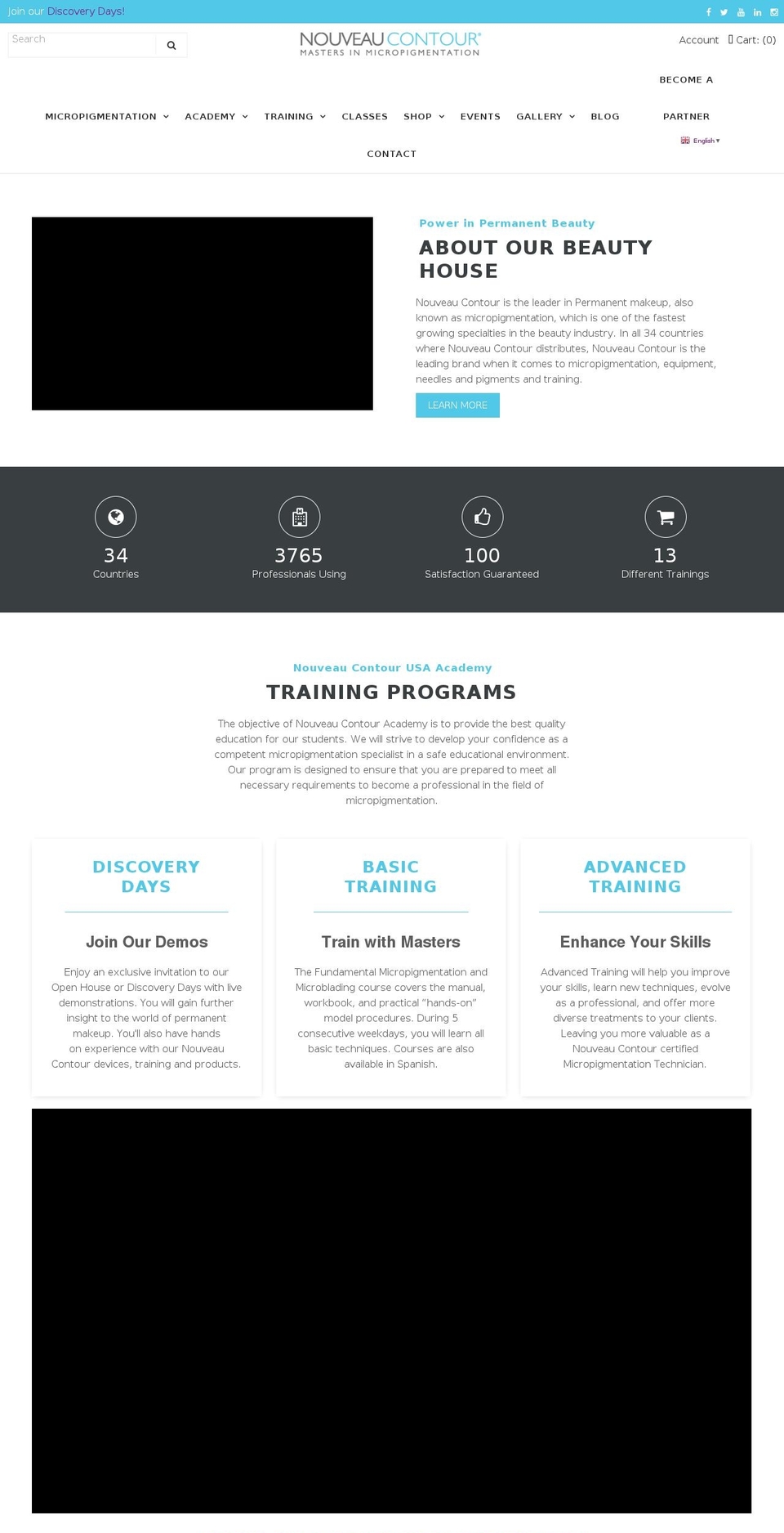 nouveaucontourusa.com shopify website screenshot