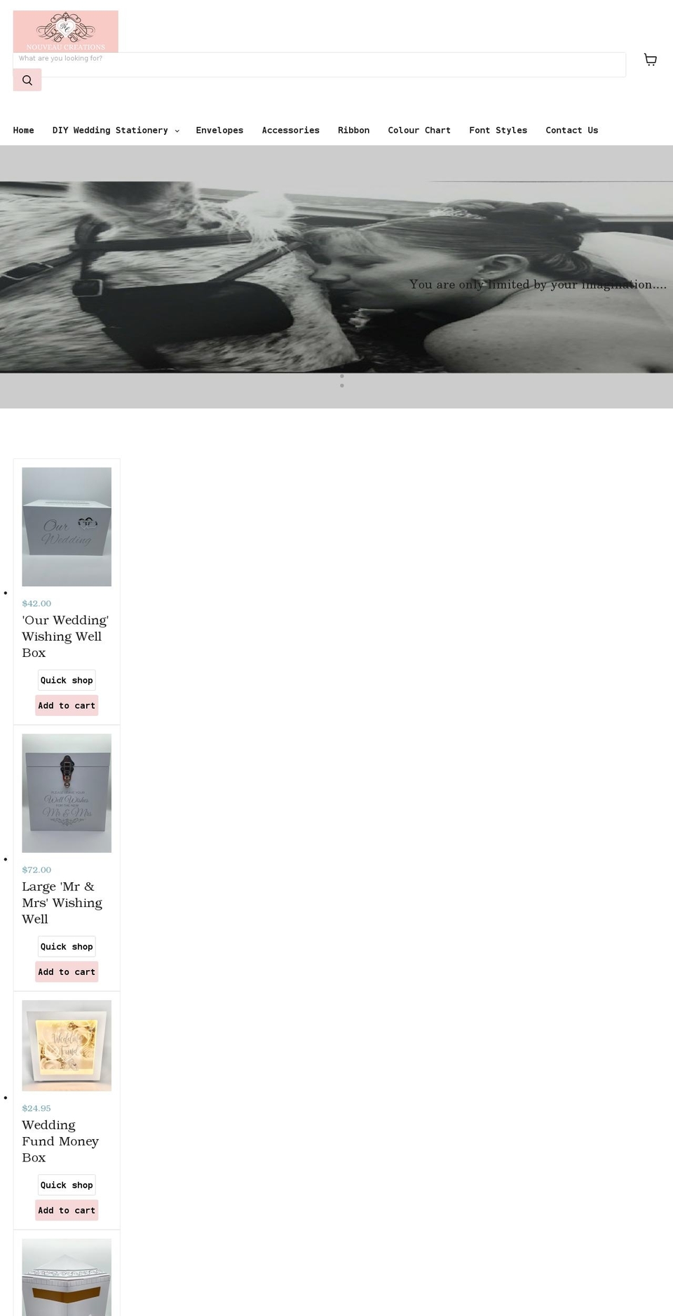 nouveaucreations.com.au shopify website screenshot