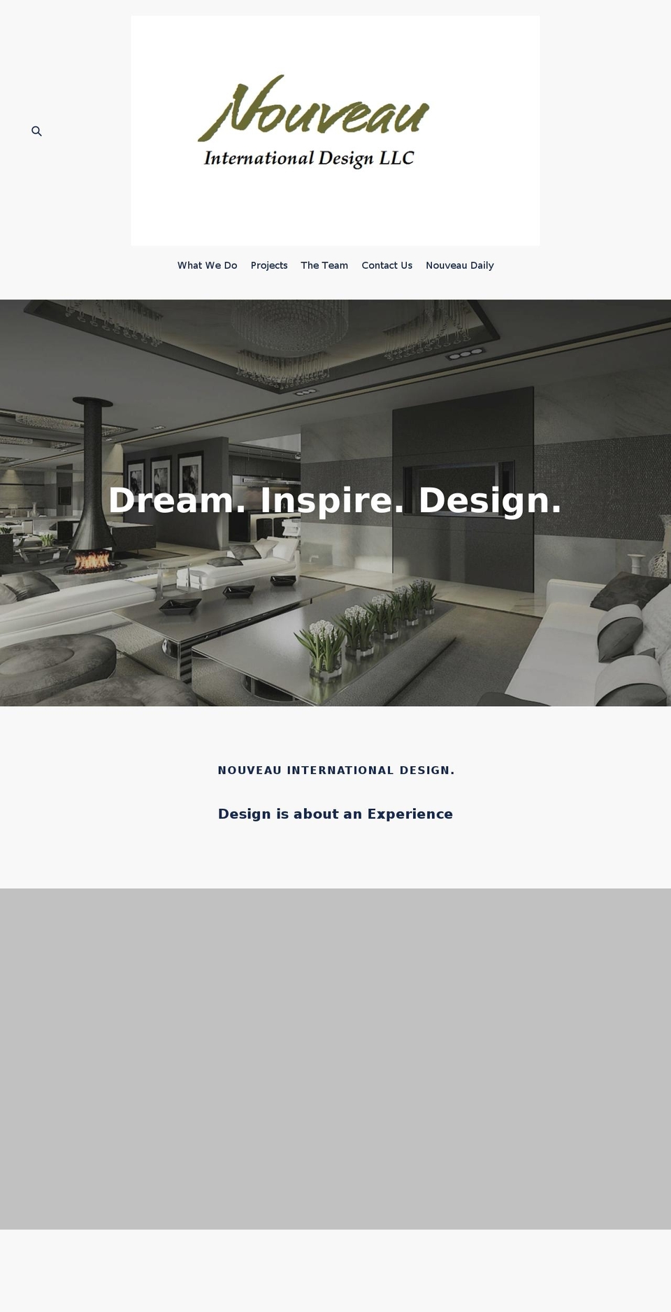 nouveauinternational.com — Shopify storefront screenshot