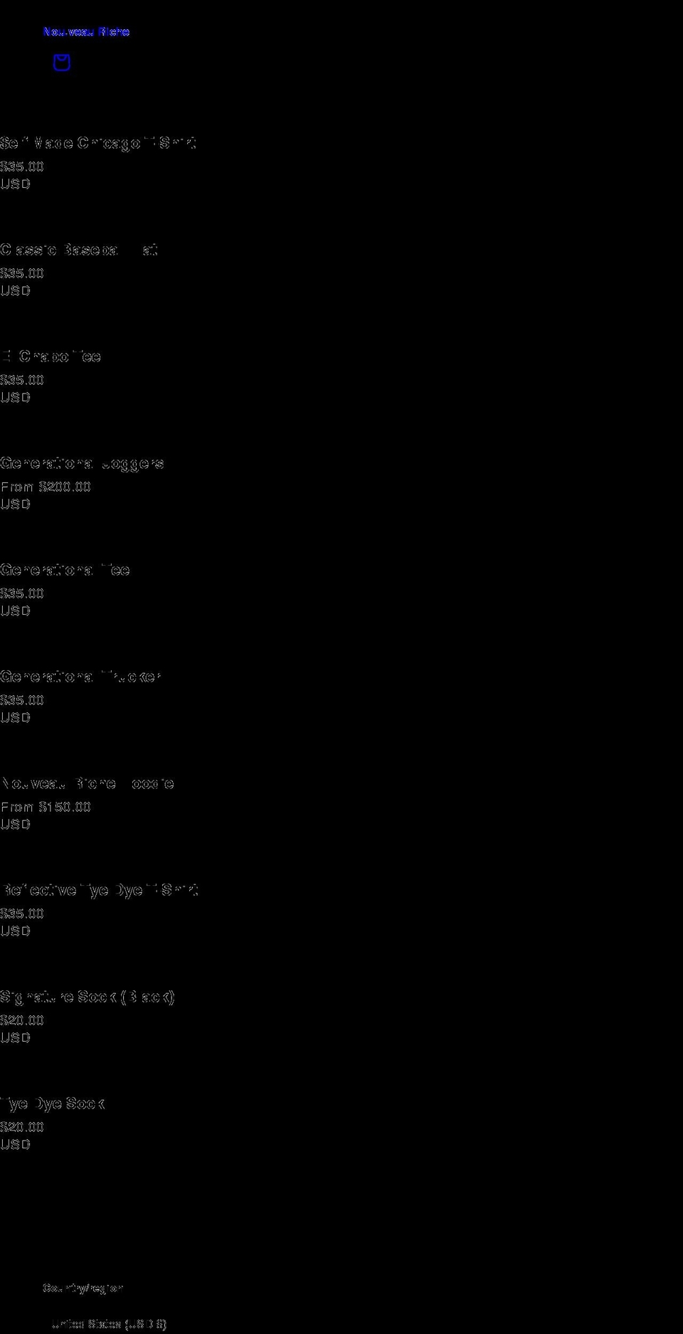 nouveauriche-chi.com shopify website screenshot