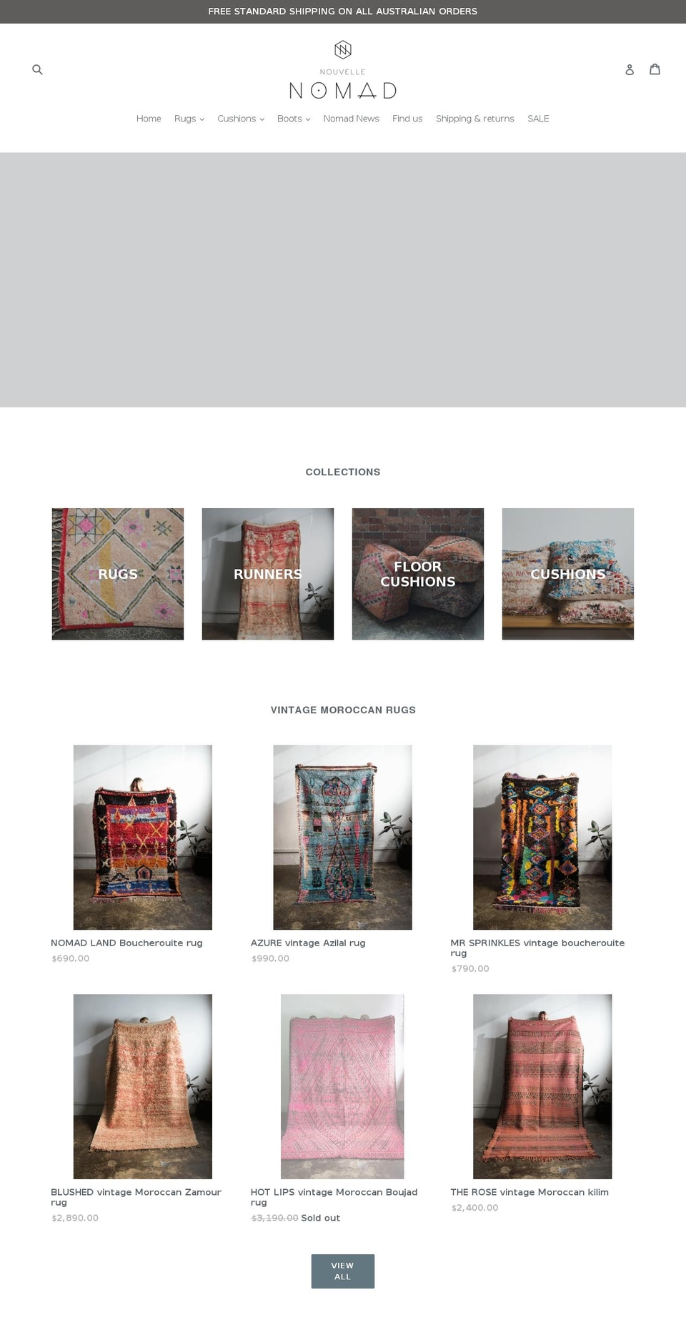 nouvellenomad.com shopify website screenshot