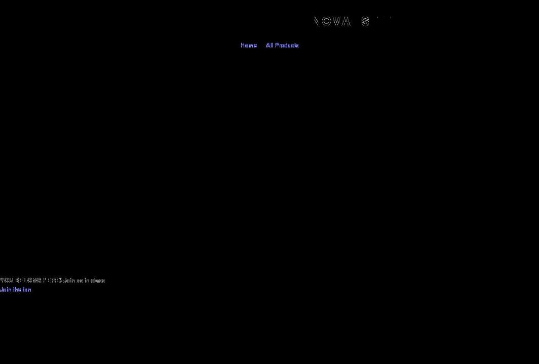 novahsfit.com shopify website screenshot