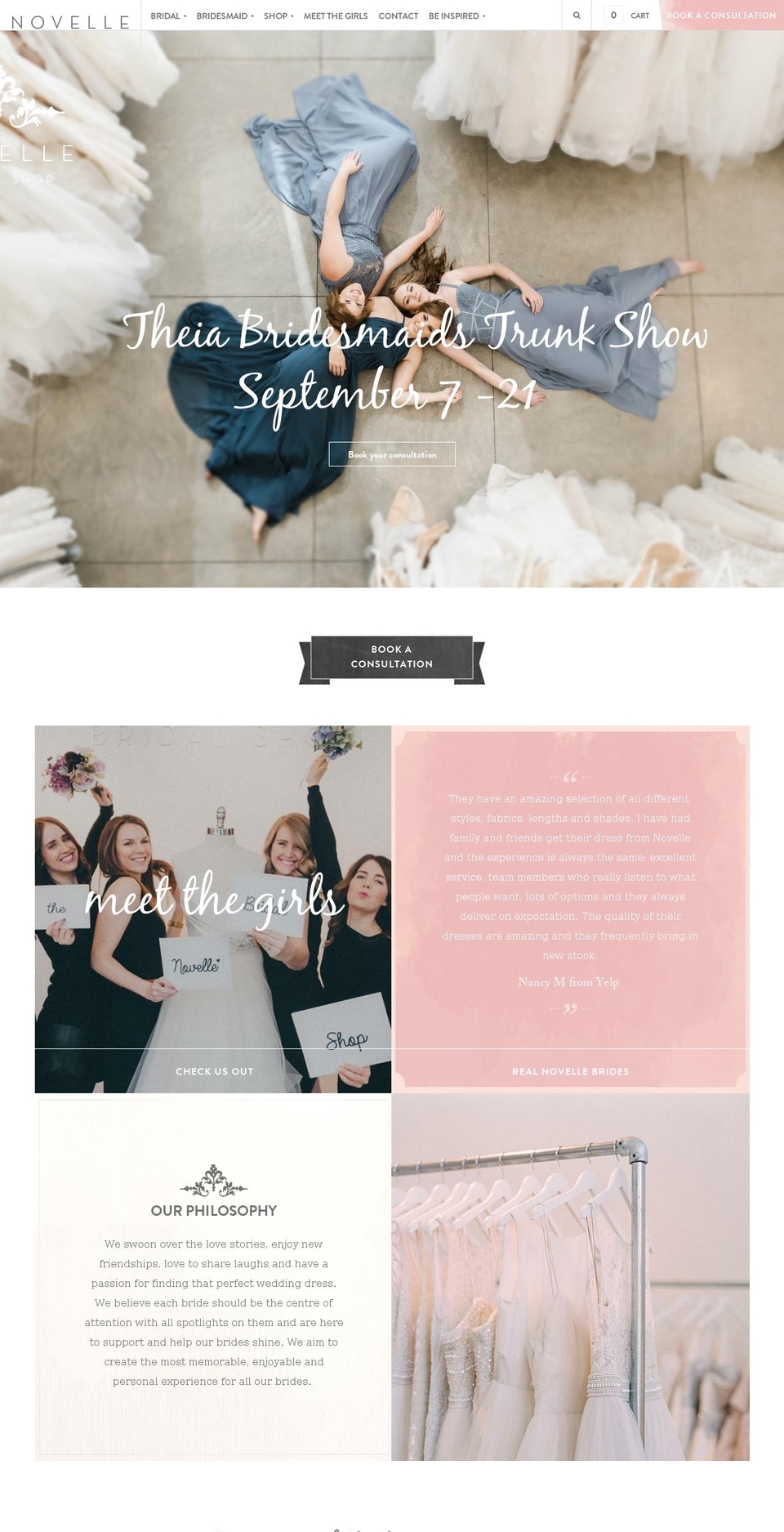 Novelle-OverhaulMediaTheme Shopify theme site example novellebridal.ca