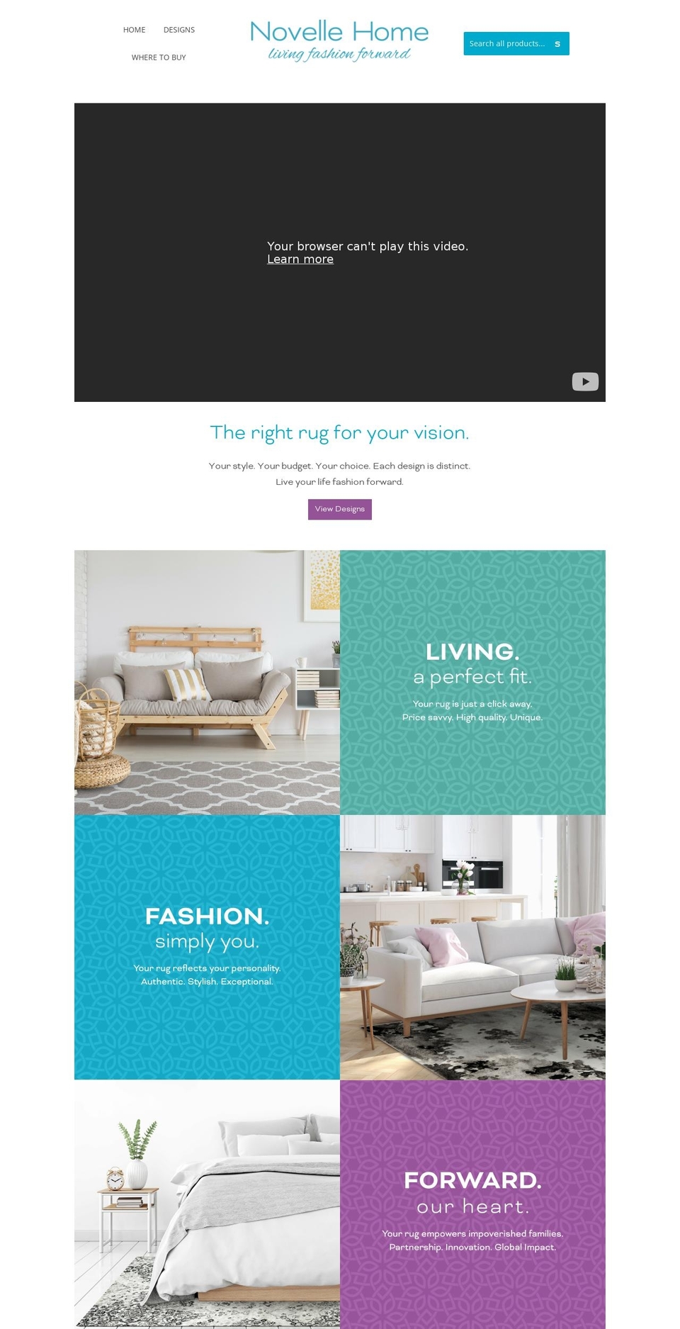 novellehome.com — Shopify storefront screenshot