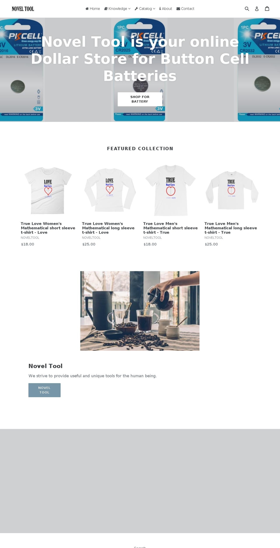 noveltool.com — Shopify storefront screenshot