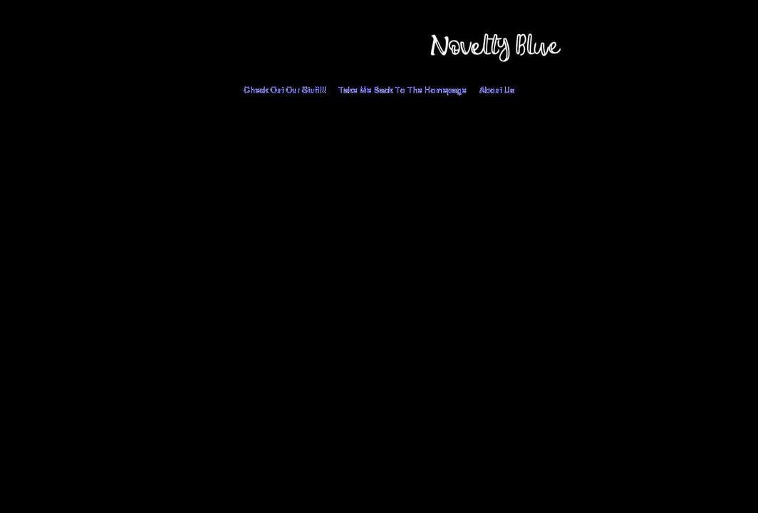 noveltyblue.com shopify website screenshot