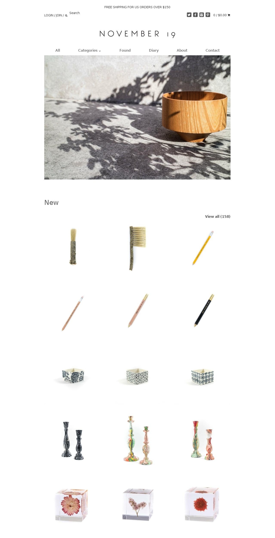 20180512 Shopify theme site example november-19.com