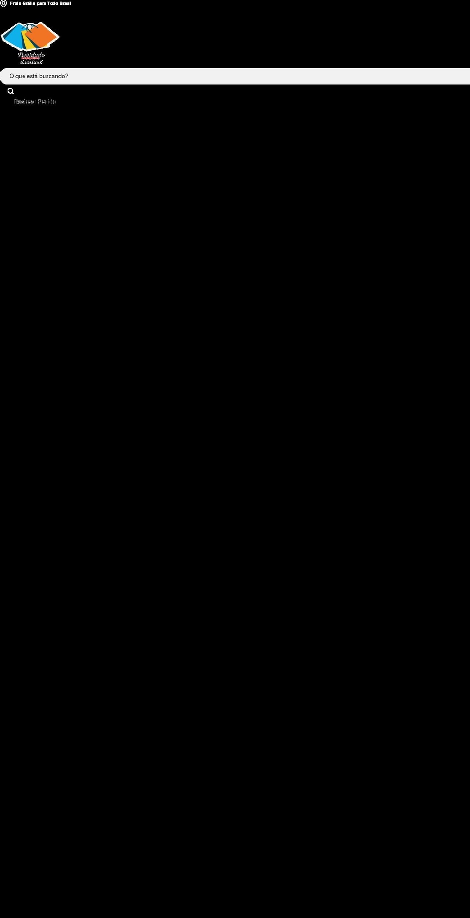 novidadeincrivel.com — Shopify storefront screenshot