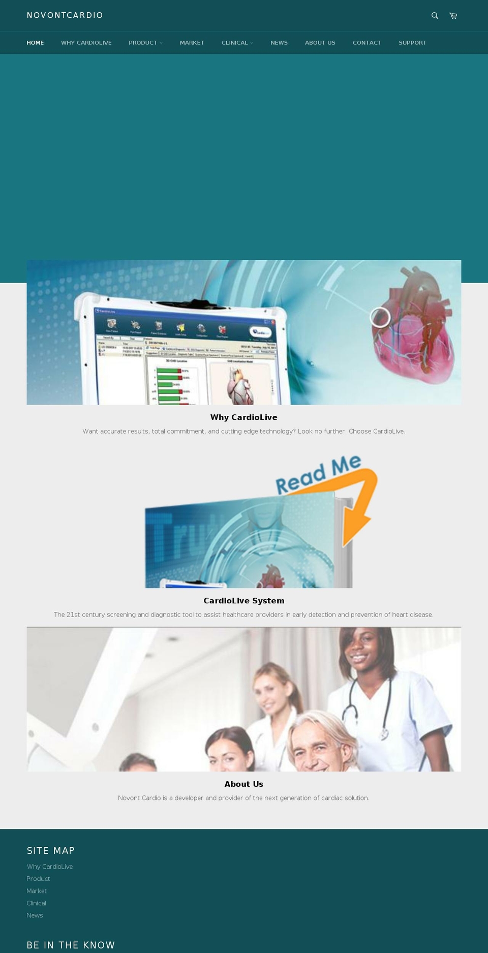 novontcardio.com — Shopify storefront screenshot