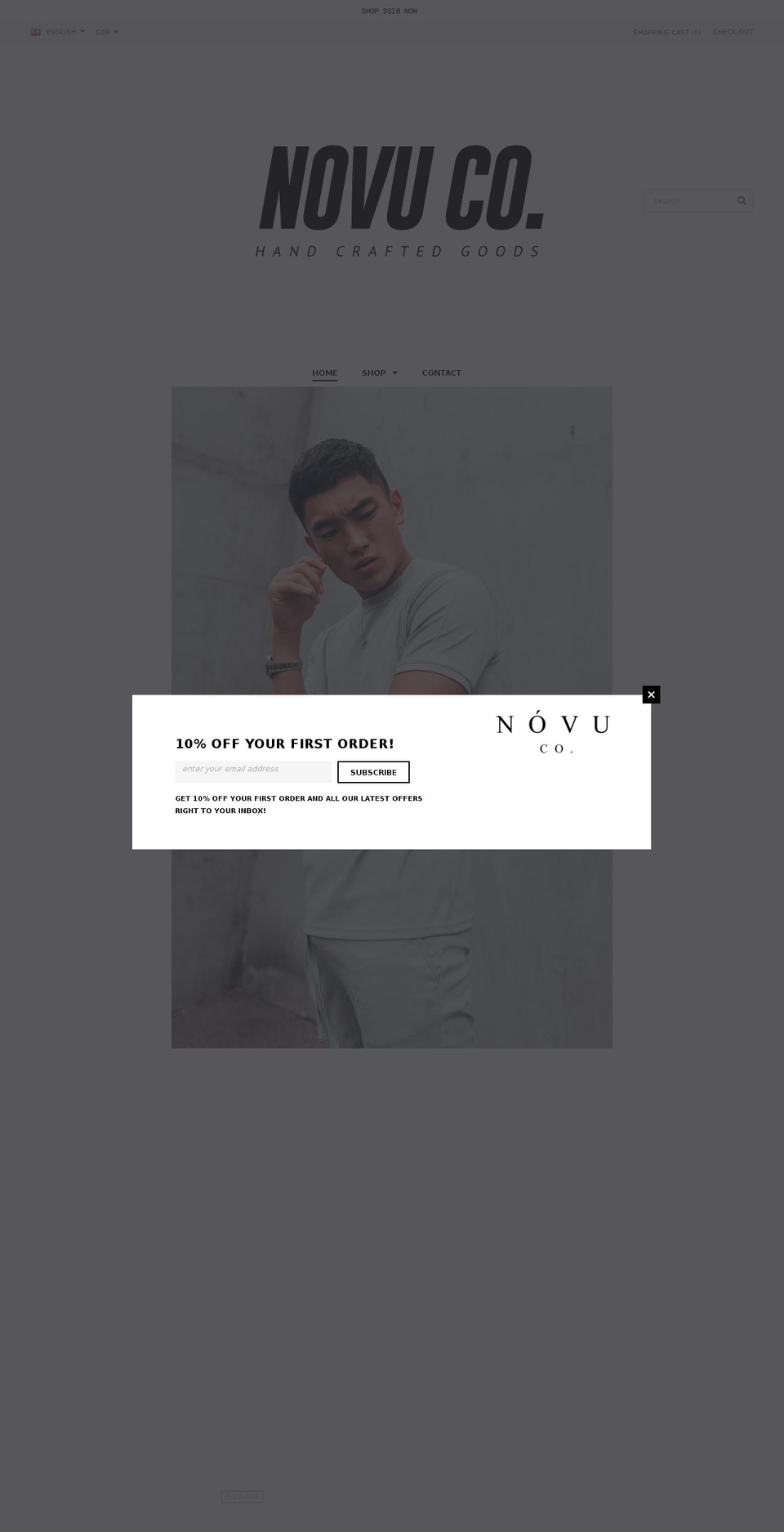 novucollection.com — Shopify storefront screenshot