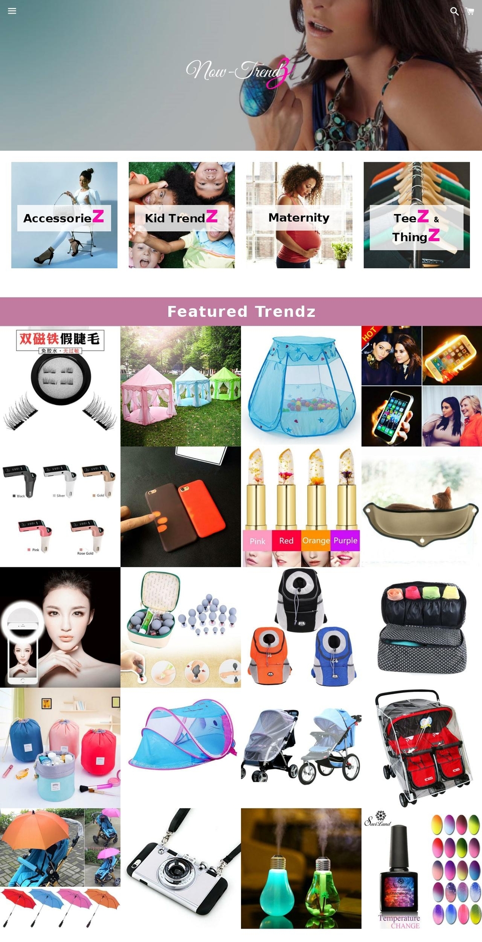 now-trendz.com — Shopify storefront screenshot