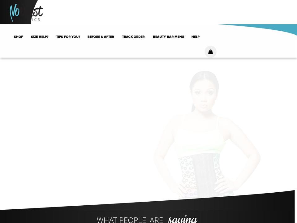 nowaistfanatics.com shopify website screenshot