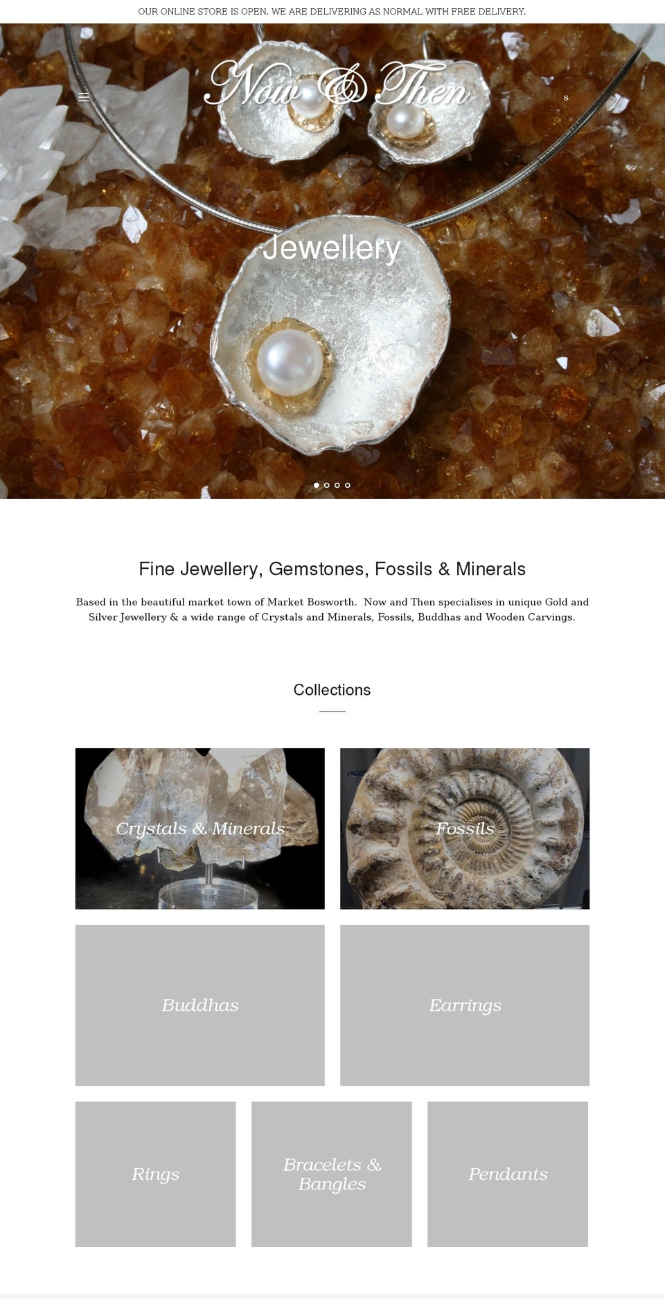 nowandthen.guru shopify website screenshot