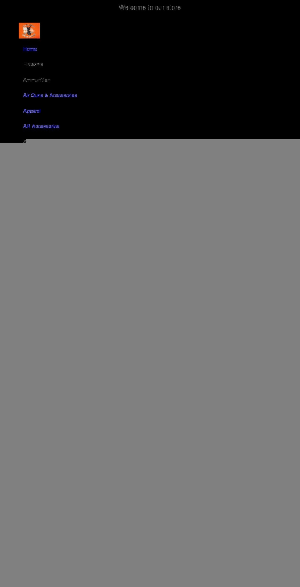 nowandthengunsnstuff.com shopify website screenshot