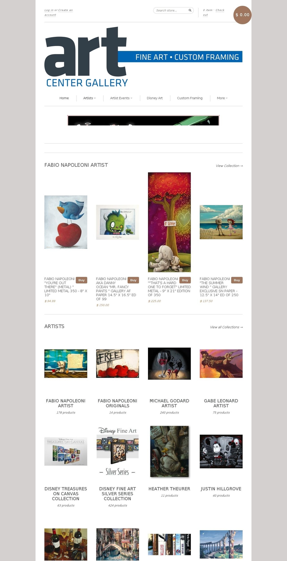 nowart1.com — Shopify storefront screenshot