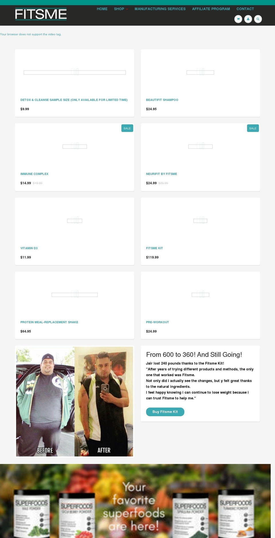 nowfitsme.com shopify website screenshot