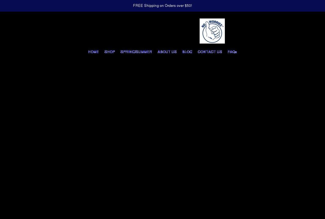noworriesky.com shopify website screenshot