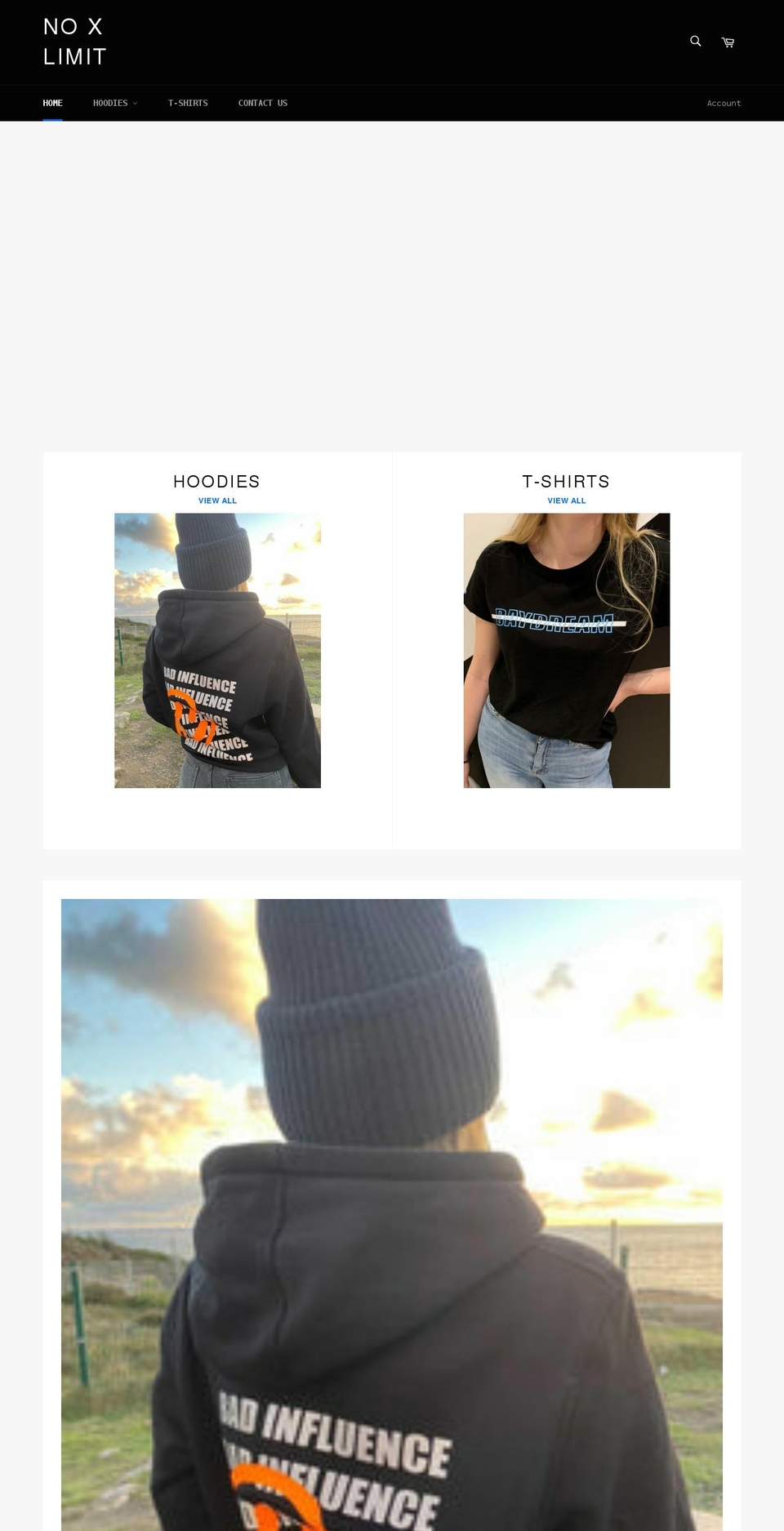 noxlimit.se shopify website screenshot