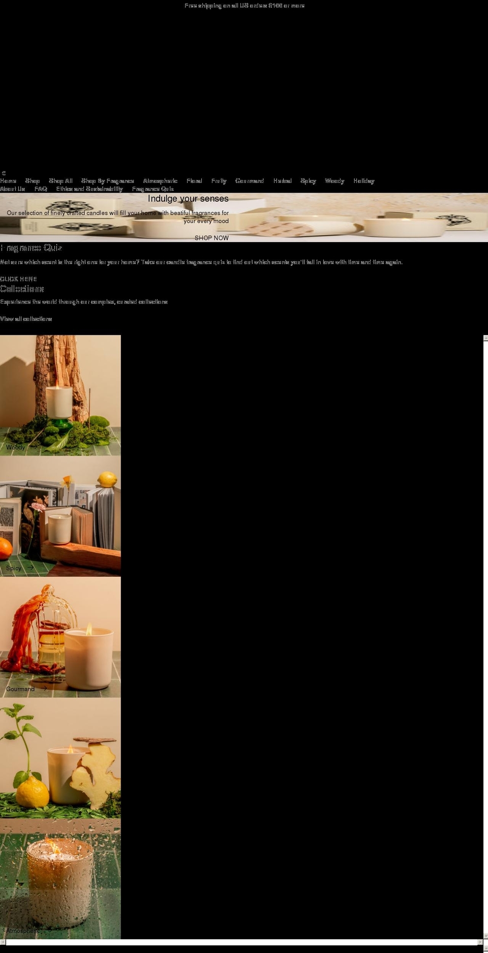 noxvesta.com shopify website screenshot