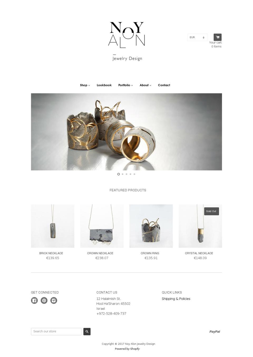 noyalon.com shopify website screenshot