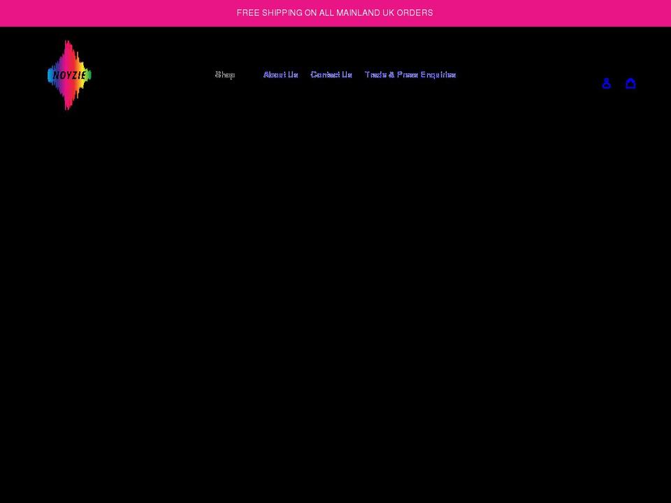 noyzie.com shopify website screenshot