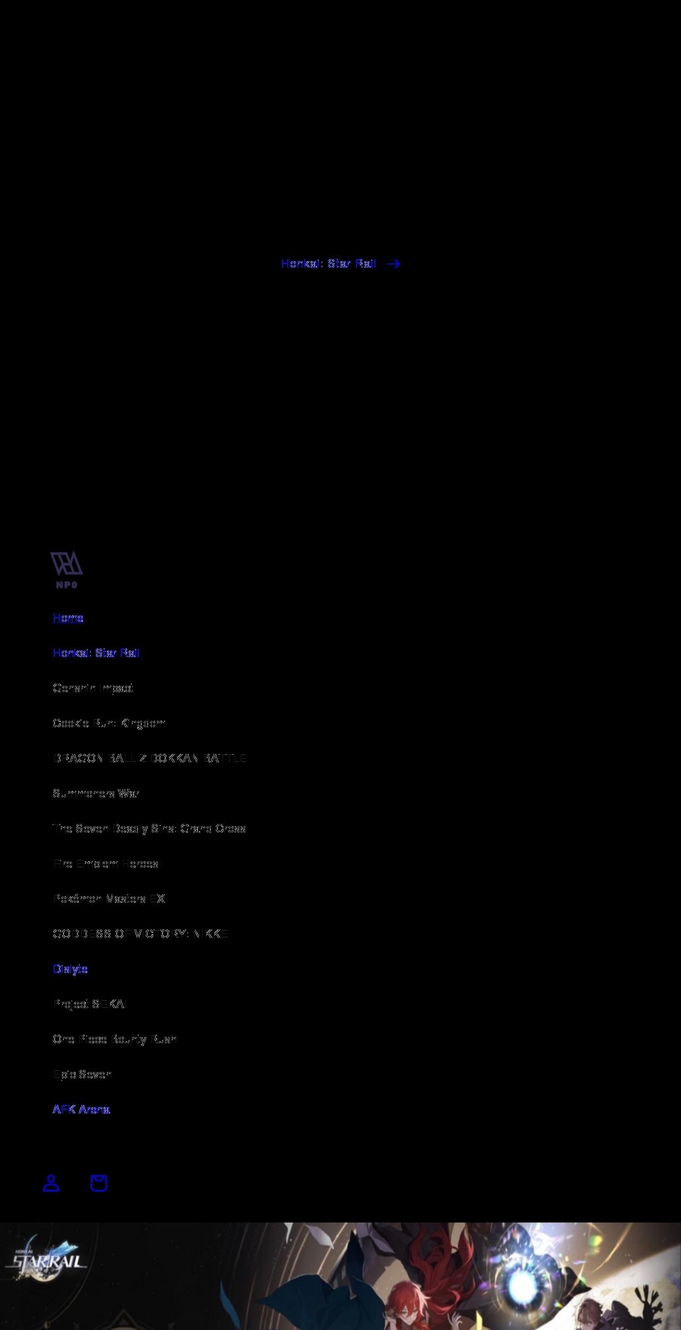 np0.com shopify website screenshot