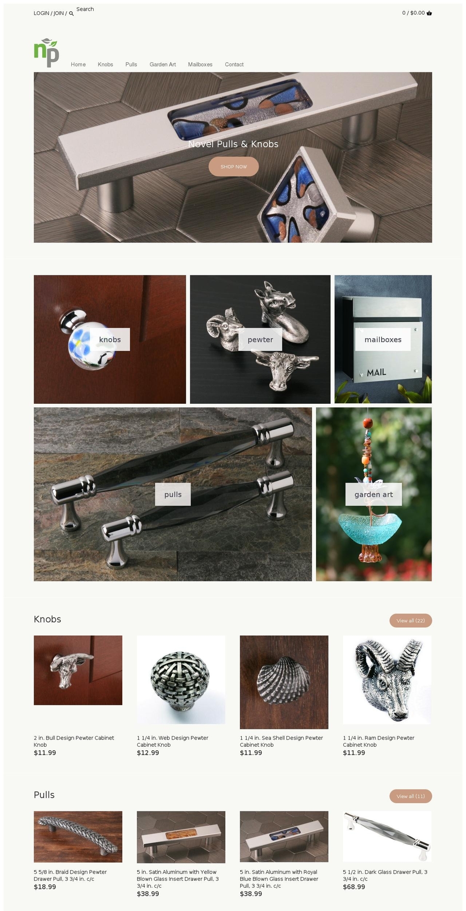 npdeco.com — Shopify storefront screenshot