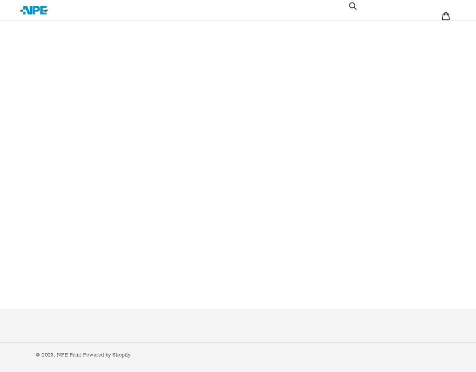 npe.com.sg shopify website screenshot