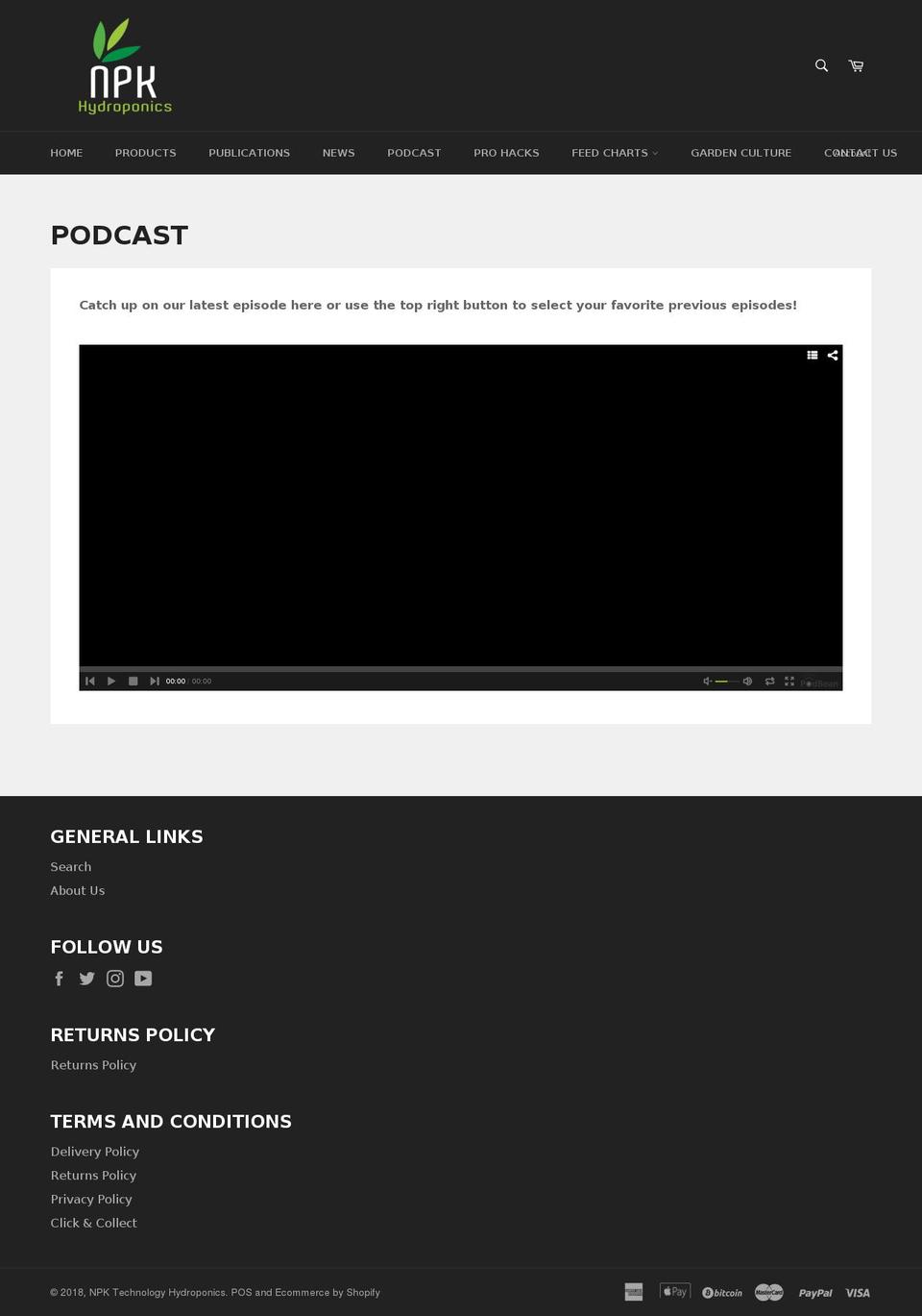 npklive.com — Shopify storefront screenshot