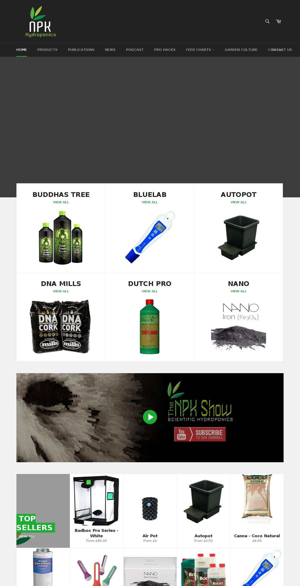 Live Version Shopify theme site example npktechnology.co.uk