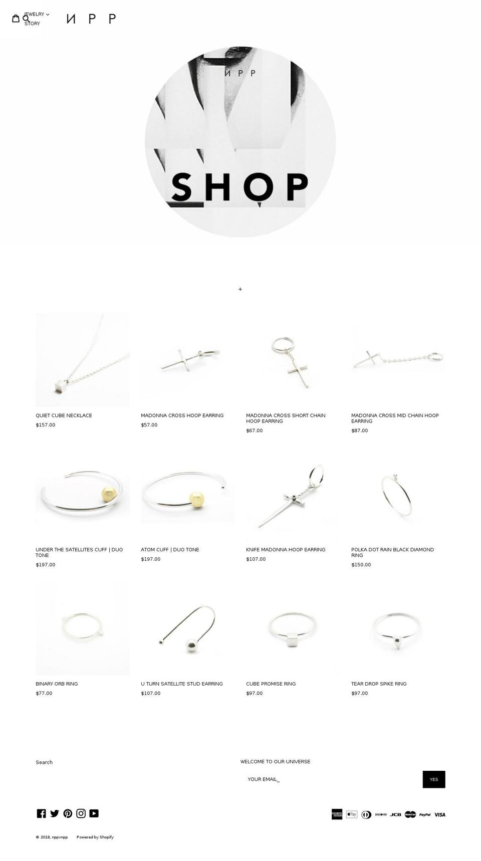 nppxnpp.com — Shopify storefront screenshot