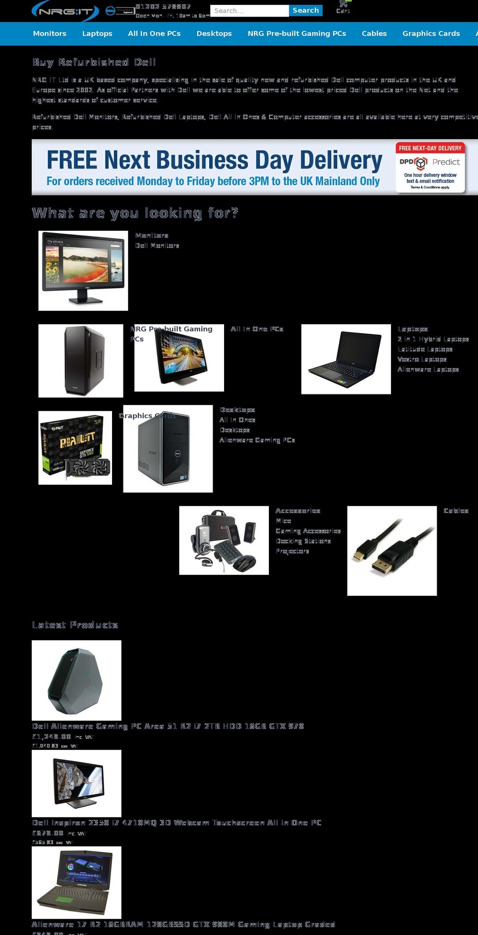 nrgit.com shopify website screenshot