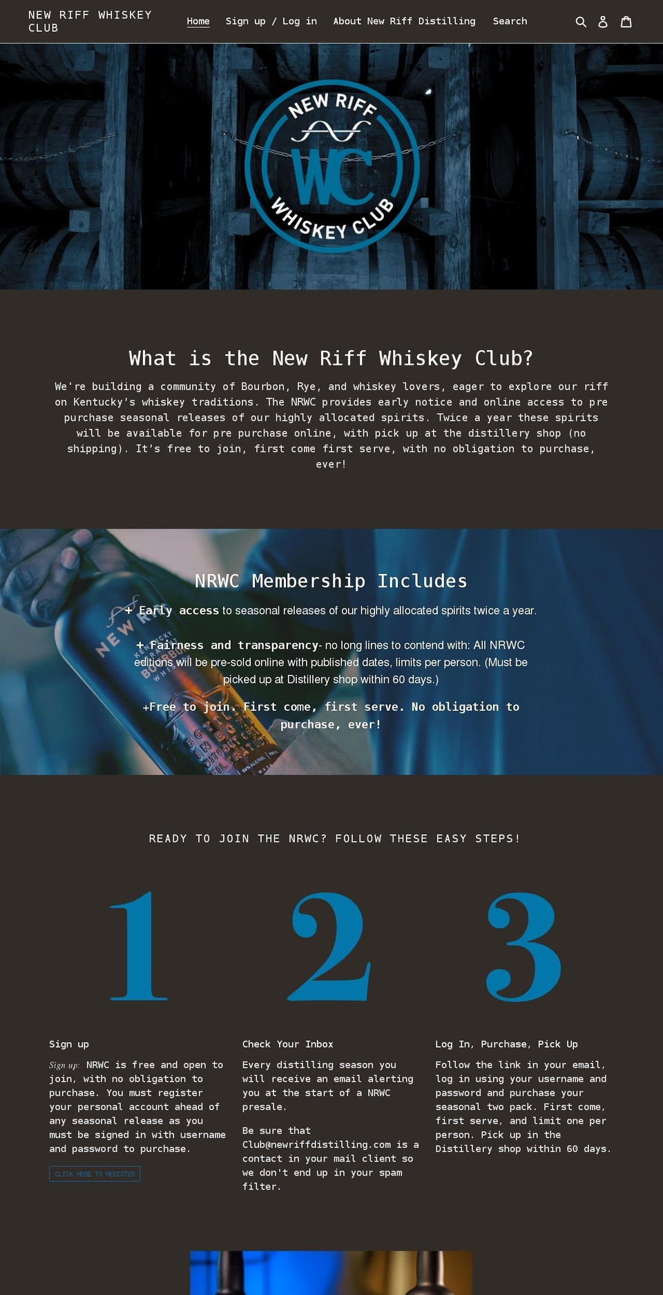 nrwc.myshopify.com shopify website screenshot