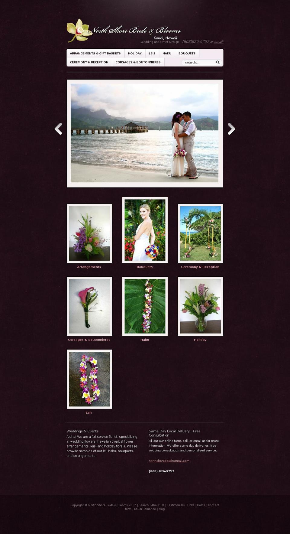 nsbudsblooms.com shopify website screenshot