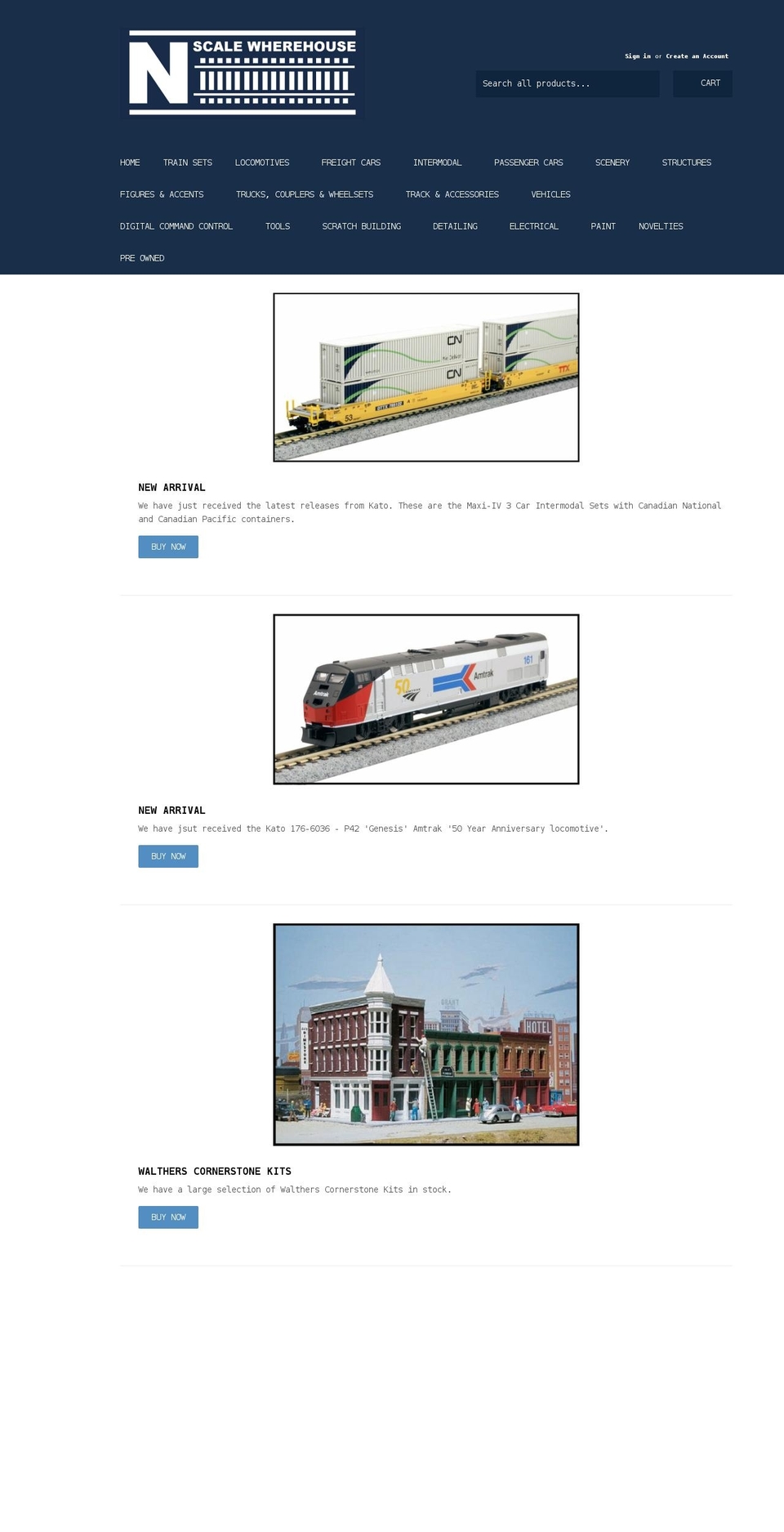 nscalewherehouse.com shopify website screenshot