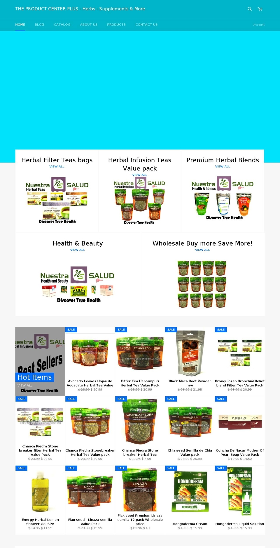 nsdiscovertruehealth.com shopify website screenshot